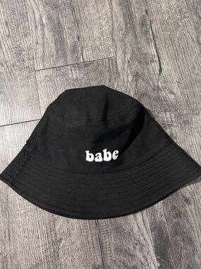 Babe Black Bucket Hat